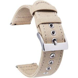 Canvas Watch Bands Quick Release Sail Cloth Watch Straps Replacement